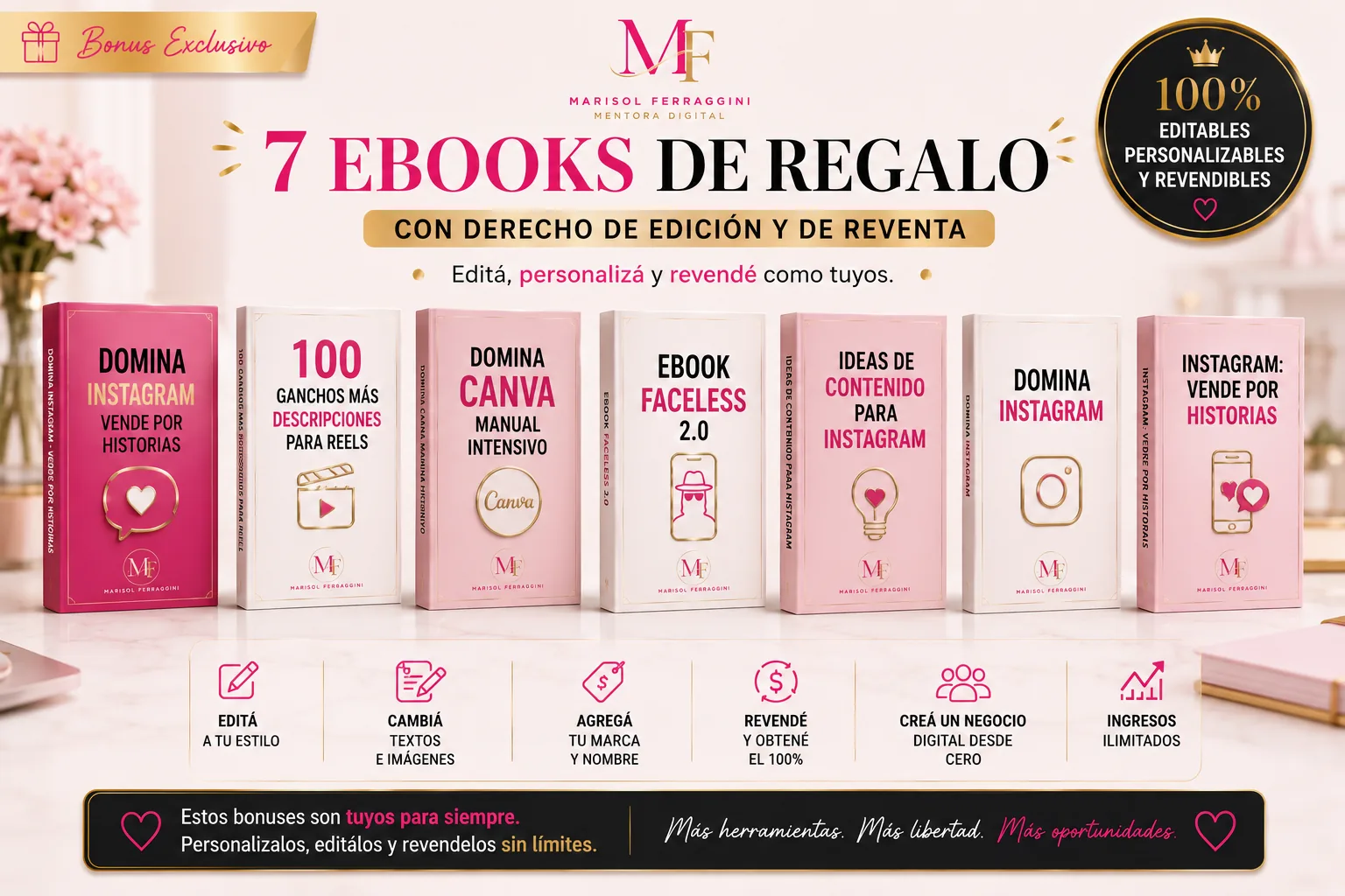 5 ebooks exclusivos de regalo